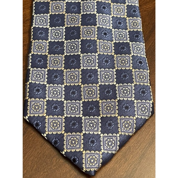 Jos. A. Bank Signature Collection, Blue, 100% Silk Men’s Neck Tie, Made In China - Picture 1 of 9
